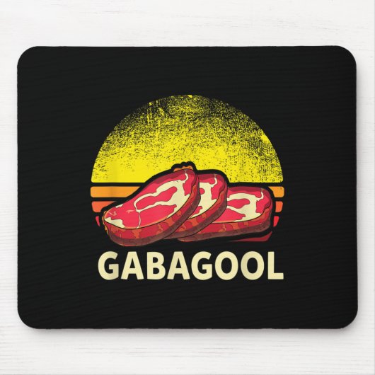 Gabagool Cacola Meat Lover New Jersey Italian Gift マウスパッド (正面)