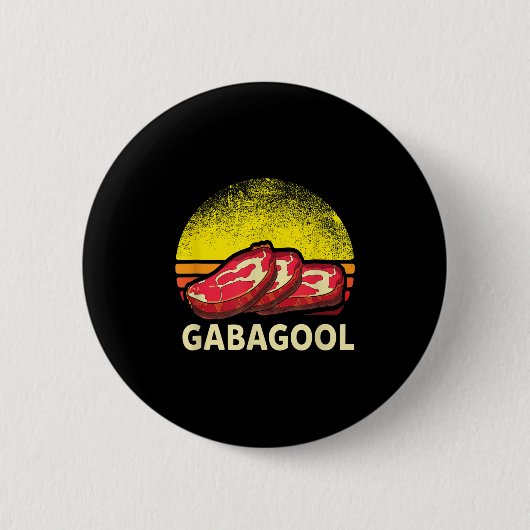 Gabagool Cacola Meat Lover New Jersey Italian Gift 缶バッジ (正面)