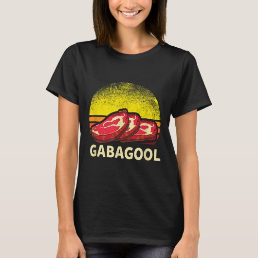Gabagool Cacola Meat Lover New Jersey Italian Gift Tシャツ (正面)
