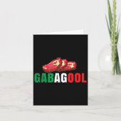 Gabagool Cacola Meat New Jersey Italian Pride Gift カード (正面)