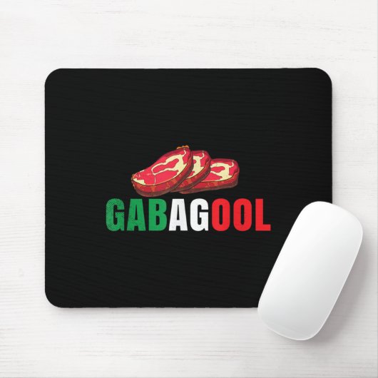 Gabagool Cacola Meat New Jersey Italian Pride Gift マウスパッド (マウス)