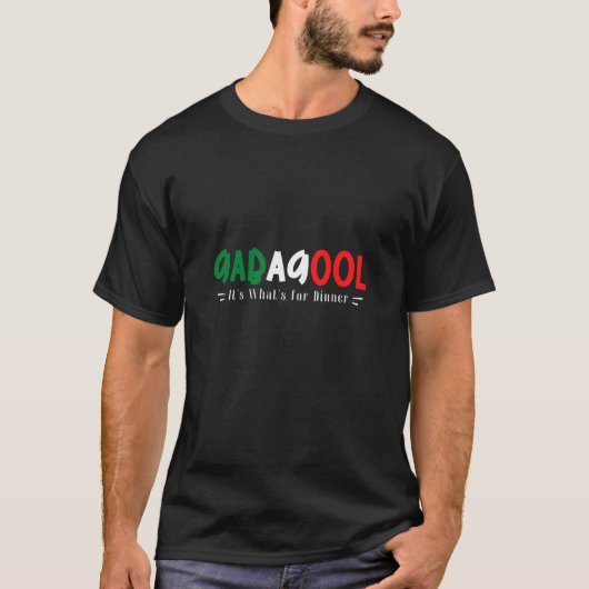gabagool, funny quotes tシャツ (正面)