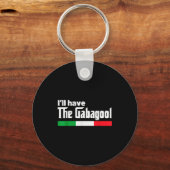 Gabagool Italy For Italians Cacola Nj New Jersey キーホルダー (正面)