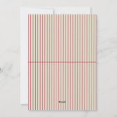 Gabardine Flat Holiday Card シーズンカード (裏面)