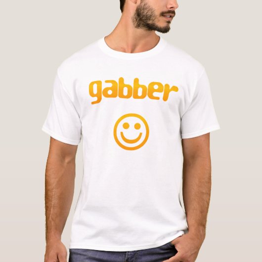 gabba音楽デザイン tシャツ (正面)