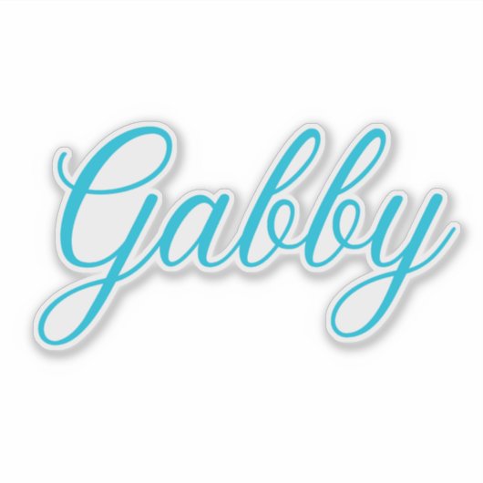 Gabby シール (正面)