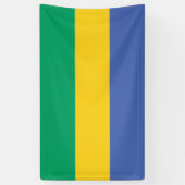 Gabon National Flag Rectangular Event Banner 横断幕 (縦)