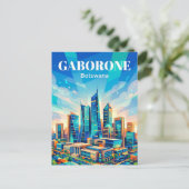 Gaborone CBD Botswana ポストカード (スタンド正面)
