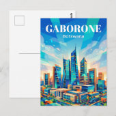 Gaborone CBD Botswana ポストカード (正面/裏面)