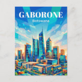Gaborone CBD Botswana ポストカード (正面)