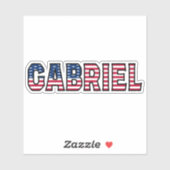Gabriel Name Vorname USA Sticker Stickerset シール (シート)