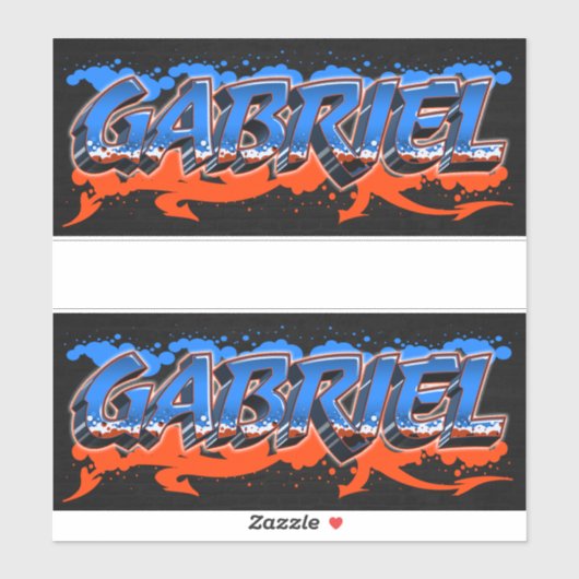 Gabriel Vorname Name Graffiti Aufkleber Sticker シール (シート)