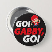 GabrielleのIronManピン 缶バッジ (正面&裏面)