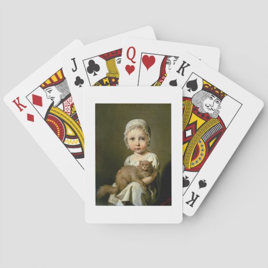 Gabrielle Arnault (1811-72年) 1813年(キャンバスの油) トランプ (裏面)