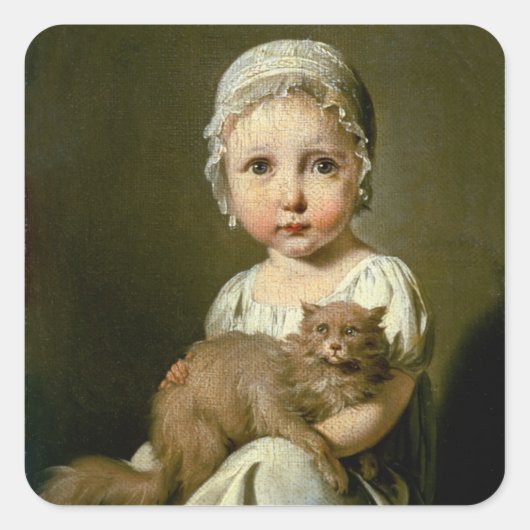 Gabrielle Arnault (1811-72) 1813 (キャンバス油) スクエアシール (正面)