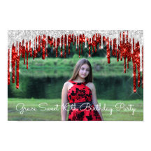 Gace Sweet 16thフォト金ゴールドシルバードリップ