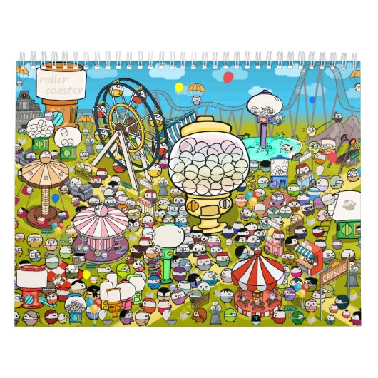 Gacha Chicken_ カレンダー (カバー)