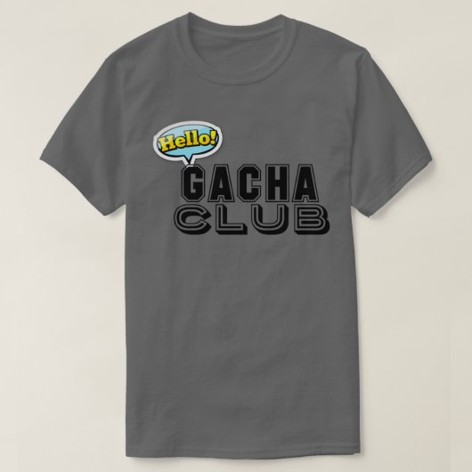 Gacha Club  Tシャツ (デザイン正面)