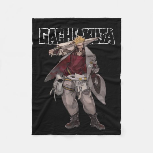 Gachiakuta Enjin Blanket フリースブランケット (正面)