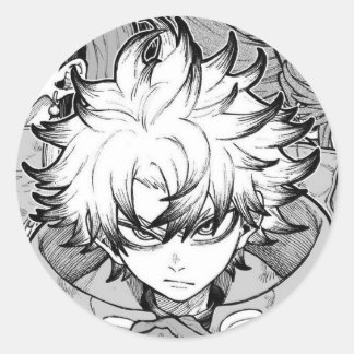 Gachiakuta Rudo Manga Sticker ラウンドシール