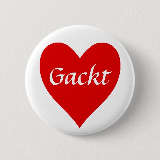 Gackt 缶バッジ (正面)