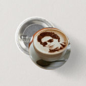 Gaddafiのpottoun 缶バッジ (正面&裏面)