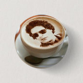 Gaddafiのpottoun 缶バッジ (正面)