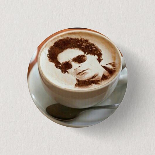 Gaddafiのpottoun 缶バッジ (正面)