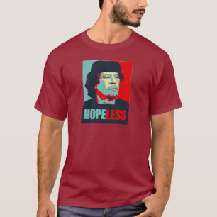 GADDAFIは絶望的です Tシャツ