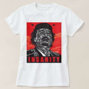 Gaddafi -精神異常 tシャツ