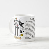 Gaddy、起源、意味および頂上 コーヒーマグカップ (正面左)