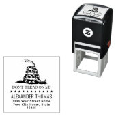 Gadsdenフラグが私の名前に踏み込まない差出人住所 セルフインキングスタンプ (インサイチュ)