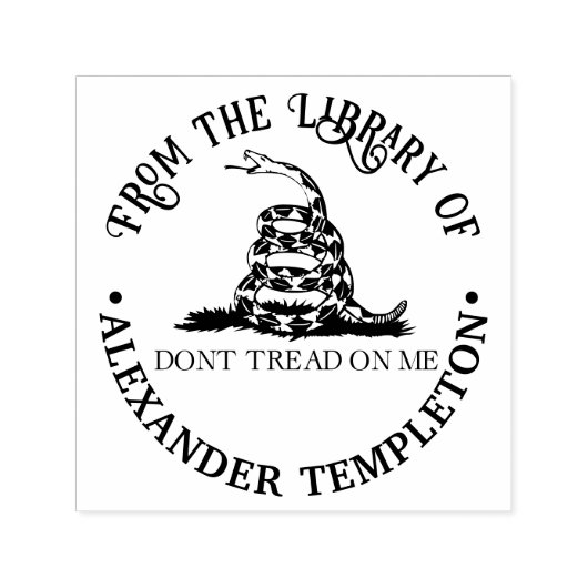 GadsdenフラグがMeライブラリのブック名を踏み込まない セルフインキングスタンプ (デザイン)