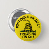 Gadsdenフラグの更新 缶バッジ (正面&裏面)