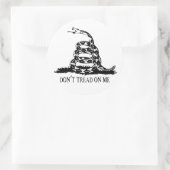 Gadsden – 私を大きく踏み込まない ラウンドシール (バッグ)