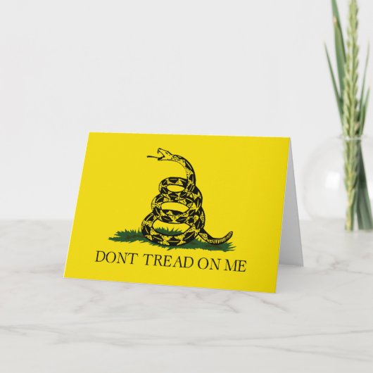 Gadsden Flag - Don't Tread On Me カード (正面)