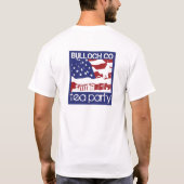 gadsdonの旗のBullochの茶ワイシャツ Tシャツ (裏面)