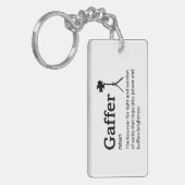 Gafferの定義 – フィルムクルー キーホルダー (正面左)