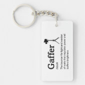 Gafferの定義 – フィルムクルー キーホルダー (正面)