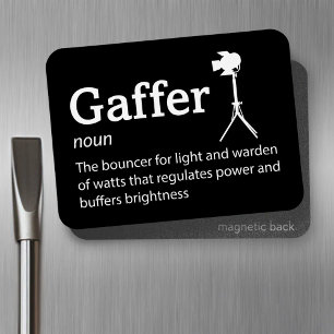 Gafferの定義 – Film Crew 3" x 4" Flex マグネット