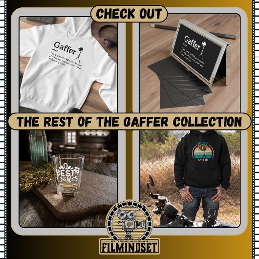 Gaffer Definitionライトモード – フィルムメーカー Tシャツ