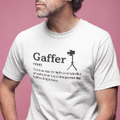 Gaffer Definitionライトモード – フィルムメーカー Tシャツ
