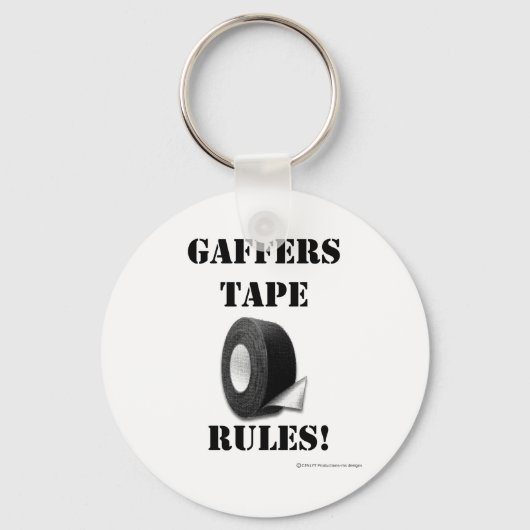 Gaffersのテープ・ルール キーホルダー (正面)