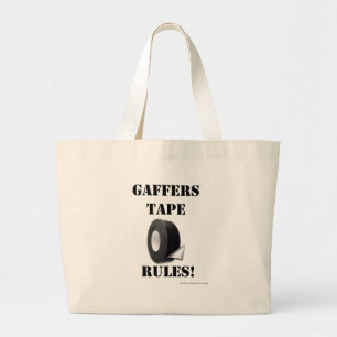 Gaffersテープ規則 ラージトートバッグ