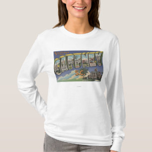 Gaffney、サウスカロライナ-大きい手紙場面 Tシャツ