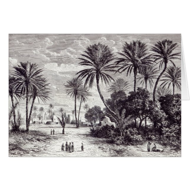 Gafsaのオアシス: チュニス (正面横)