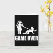 GagおもしろいチームGで結婚結婚ゲーム カード (黄色い花)