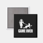 GagおもしろいチームGで結婚結婚ゲーム マグネット (正面/裏面)