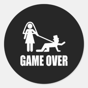 GagおもしろいチームGで結婚結婚ゲーム ラウンドシール