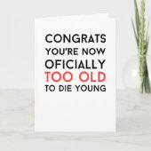 GAGギフトおもしろい皮肉な失礼な折り畳みグリーティングカード カード (正面)